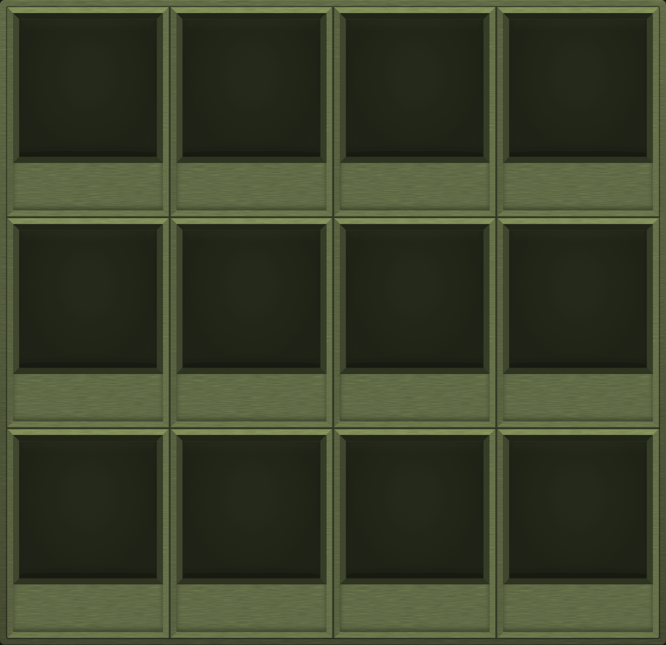 Sun-Faded Olive Display Case (3x4)
